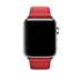 42/44мм Кожаный ремешок красного цвета с классической пряжкой для Apple Watch