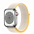 Купить Apple Watch Series 8 // 41мм GPS + Cellular // Корпус из нержавеющей стали серебристого цвета, спортивный браслет цвета "сияющая звезда"