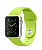 Купить Apple Watch Sport 38 мм, серебристый алюминий, зеленый спортивный ремешок
