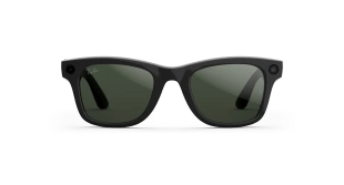 Умные очки Ray-Ban  Wayfarer (2-gen)  (Черная глянцевая оправа, прозрачно-зеленые фотохромные линзы)