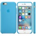 Силиконовый чехол для iPhone 6s – голубой
