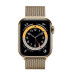 Apple Watch Series 6 // 44мм GPS + Cellular // Корпус из нержавеющей стали золотого цвета, миланский сетчатый браслет золотого цвета Apple Watch Series 6 // 44мм GPS + Cellular // Корпус из нержавеющей стали золотого цвета, миланский сетчатый браслет золотого цвета