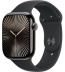 Apple Watch Series 10 // 46мм GPS+Cellular // Корпус из титана сланцевого цвета, спортивный ремешок черного цвета Apple Watch Series 10 // 46мм GPS+Cellular // Корпус из титана сланцевого цвета, спортивный ремешок черного цвета