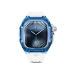 Корпус Golden Concept для Apple Watch, 46 мм, Racing Sport Edition Transparent, Sapphire blue