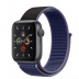 Apple Watch Series 5 // 44мм GPS + Cellular // Корпус из алюминия цвета «серый космос», спортивный браслет тёмно-синего цвета