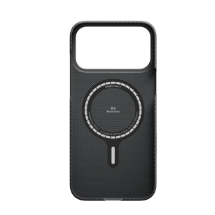 Ультратонкий чехол Pitaka Ultra-Slim Case для iPhone 17 Pro, 600D Black/Grey (Twill) (PitaTap)