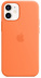 Силиконовый чехол MagSafe для iPhone 12, цвет «Кумкват»