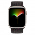 Apple Watch Series 8 // 45мм GPS // Корпус из алюминия цвета "сияющая звезда", плетёный монобраслет цвета Black Unity