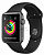 Купить Apple Watch Series 3 // 42мм GPS // Корпус из алюминия цвета «серый космос», спортивный ремешок чёрного цвета (MQL12)