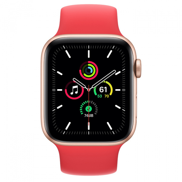 Apple Watch SE // 44мм GPS // Корпус из алюминия золотого цвета ...