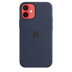 Силиконовый чехол MagSafe для iPhone 12 mini, цвет «Тёмный ультрамарин»