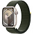 Купить Apple Watch Series 9 // 41мм GPS // Корпус из алюминия цвета "сияющая звезда", спортивный браслет цвета "зеленый кипарис"