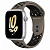 Купить Apple Watch Series 8 // 45мм GPS // Корпус из алюминия серебристого цвета, спортивный ремешок Nike цвета "серая олива/черный"