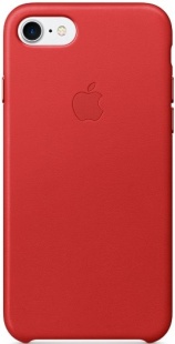 Кожаный чехол для iPhone 7/8, красный цвет, оригинальный Apple, оригинальный Apple