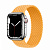 Купить Apple Watch Series 7 // 41мм GPS + Cellular // Корпус из нержавеющей стали серебристого цвета, плетёный монобраслет цвета «спелый маис»