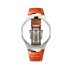 Аксессуары Golden Concept Royal Alligator для часов Swatch Royal Pop (Orange)