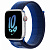 Купить Apple Watch Series 8 // 45мм GPS + Cellular // Корпус из алюминия серебристого цвета, спортивный браслет Nike цвета "королевская игра/морская полночь"