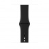 Apple Watch Series 3 // 42мм GPS + Cellular // Корпус из нержавеющей стали, спортивный ремешок черного цвета (MQK92)