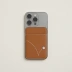 Чехол-бумажник Hermès "Bounce" с MagSafe для iPhone, цвет Gold / Золото