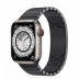Apple Watch Series 7 // 41мм GPS + Cellular // Корпус из титана, блочный браслет из нержавеющей стали цвета «чёрный космос»