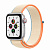 Купить Apple Watch SE // 40мм GPS + Cellular // Корпус из алюминия серебристого цвета, cпортивный браслет кремового цвета (2020)