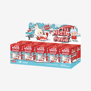 Набор секретных боксов с фигуркой LABUBU THE MONSTERS COCA-COLA Series, Figures, Blind Box (фигурка попадается случайно) (10 коробок)
