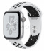 Apple Watch Series 4 Nike+ // 40мм GPS // Корпус из алюминия серебристого цвета, спортивный ремешок Nike цвета «чистая платина/чёрный» (MU6H2)