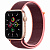 Купить Apple Watch SE // 44мм GPS // Корпус из алюминия золотого цвета, спортивный браслет сливового цвета (2020)