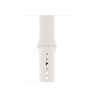 Apple Watch Series 5 // 44мм GPS + Cellular // Корпус из керамики, спортивный браслет белого цвета 