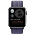 Apple Watch SE // 40мм GPS + Cellular // Корпус из алюминия цвета «серый космос», спортивный браслет Nike светло-лилового цвета (2020)