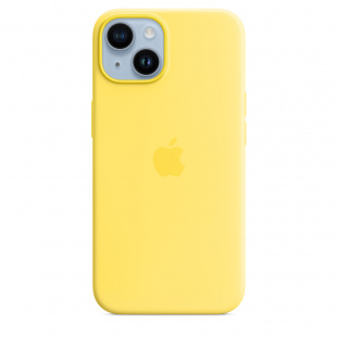 Силиконовый чехол MagSafe для iPhone 14 Plus, цвет Canary Yellow/Канареечно-желтый