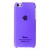 Накладка пластиковая XINBO для iPhone 5C толщина 0.8 мм фиолетовая