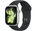 Apple Watch Series 11 // 42мм GPS // Корпус из алюминия серебристого цвета, спортивный ремешок черного цвета