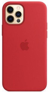 Силиконовый чехол MagSafe для iPhone 12 Pro Max, цвет (PRODUCT)RED