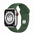 Купить Apple Watch Series 7 // 41мм GPS + Cellular // Корпус из титана, спортивный ремешок цвета «зелёный клевер»