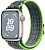 Купить Apple Watch Series 9 // 45мм GPS // Корпус из алюминия цвета "сияющая звезда", спортивный браслет Nike цвета "ярко-зеленый/синий"