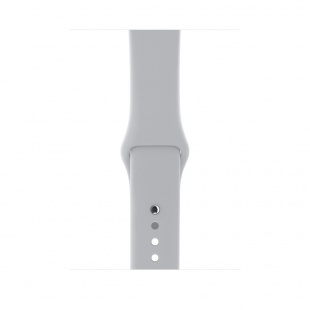 Apple Watch Series 3 // 42мм GPS + Cellular // Корпус из серебристого алюминия, спортивный ремешок дымчатого цвета (MQK12)