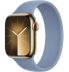 Apple Watch Series 9 // 41мм GPS+Cellular // Корпус из нержавеющей стали золотого цвета, монобраслет цвета "синяя зима"