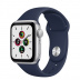 Apple Watch SE // 40мм GPS // Корпус из алюминия серебристого цвета, спортивный ремешок цвета «Тёмный ультрамарин» (2020)