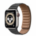 Apple Watch Series 6 // 40мм GPS + Cellular // Корпус из титана, кожаный браслет черного цвета, размер ремешка M/L