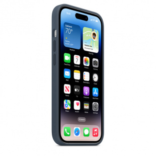 Силиконовый чехол MagSafe для iPhone 14 Pro Max, цвет Storm Blue/Синий шторм