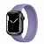 Купить Apple Watch Series 7 // 41мм GPS // Корпус из алюминия цвета «тёмная ночь», монобраслет цвета «английская лаванда»
