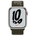 Apple Watch Series 7 // 41мм GPS // Корпус из алюминия цвета «сияющая звезда», спортивный браслет Nike цвета «рабочий хаки»