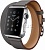 Купить Apple Watch Hermes Double Tour 38 мм из нержавеющей стали, кожаный ремешок цвета Étain