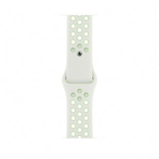 Apple Watch Series 7 // 41мм GPS + Cellular // Корпус из алюминия цвета «сияющая звезда», спортивный ремешок Nike цвета «чистая платина/чёрный»