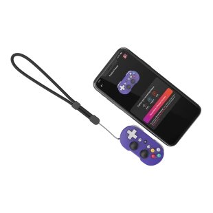 Маленький геймпад ATOM+ (Retro Purple)
