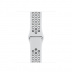 Apple Watch Series 5 // 40мм GPS // Корпус из алюминия цвета «серый космос», спортивный ремешок Nike цвета «чистая платина/чёрный»