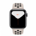 Apple Watch Series 5 // 40мм GPS + Cellular // Корпус из алюминия цвета «серый космос», спортивный ремешок Nike цвета «песчаная пустыня/чёрный»