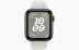 Apple Watch SE // 40мм GPS // Корпус из алюминия цвета «тёмная ночь», спортивный ремешок Nike цвета «Чистая платина» (2024)
