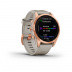 Мультиспортивные часы Garmin Fenix 7S (42mm) Solar, стальной корпус цвета "розовое золото", песочный силиконовый ремешок